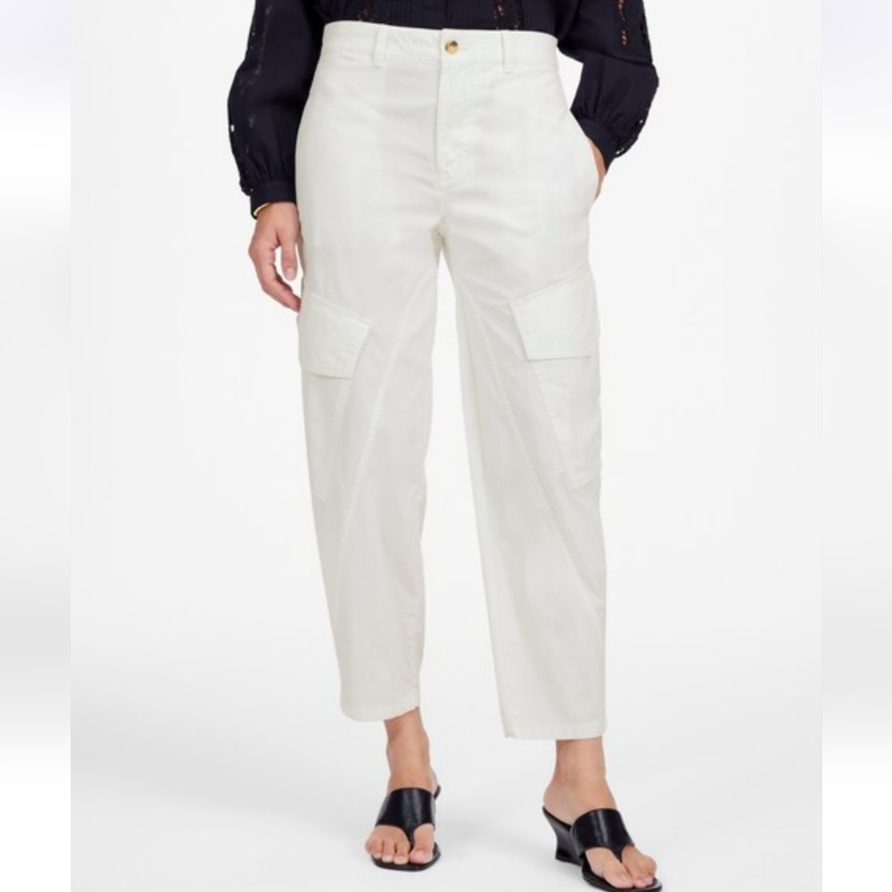 Madewell White Cargo Pants